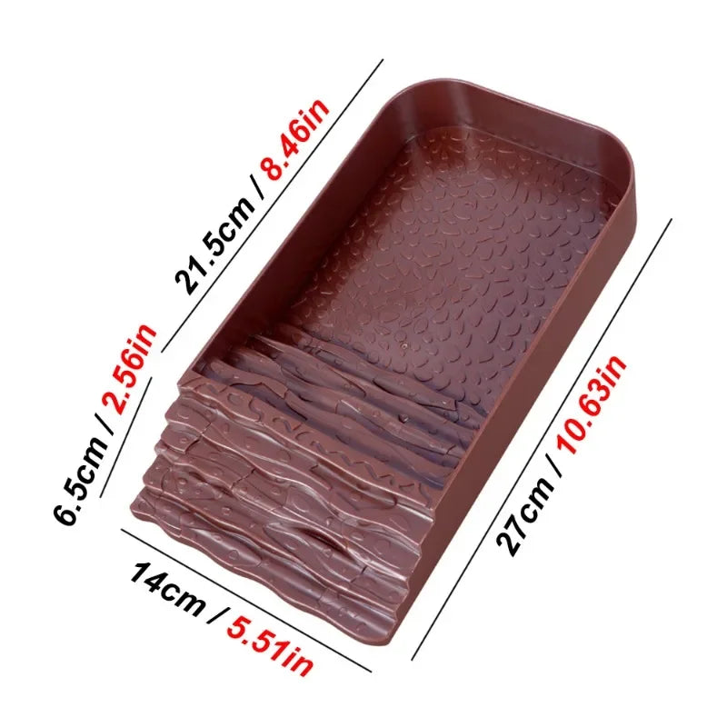 1 PC Plastic Ladder Climbing Turtle Bath Basin Water Food Basin for Small Pets Tortoises Reptiles Lizards Ornaments All Seasons