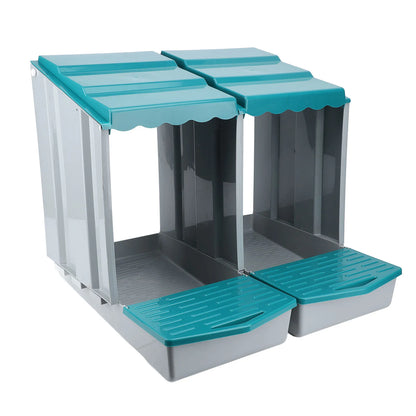 Chicken Nesting Box PP Comfortable Spacious Easy To Clean Chicken Egg Laying Box for Hens Ducks Poultry Supplies