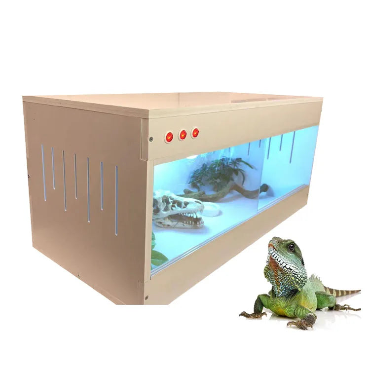 PVC Pet Animal Cage 80*40*40cm Reptile Fence Snake Beard Dragon Breeding Room Reptile Container