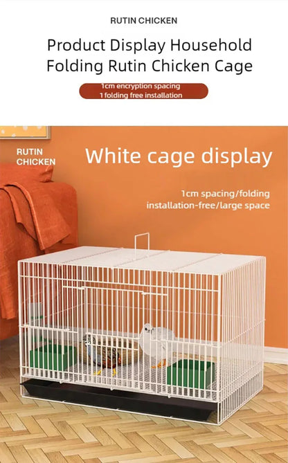 Rutin chicken specific cage, household large encrypted chick cage, small chicken cage, quail cage, Kor duck cage, breeding chick