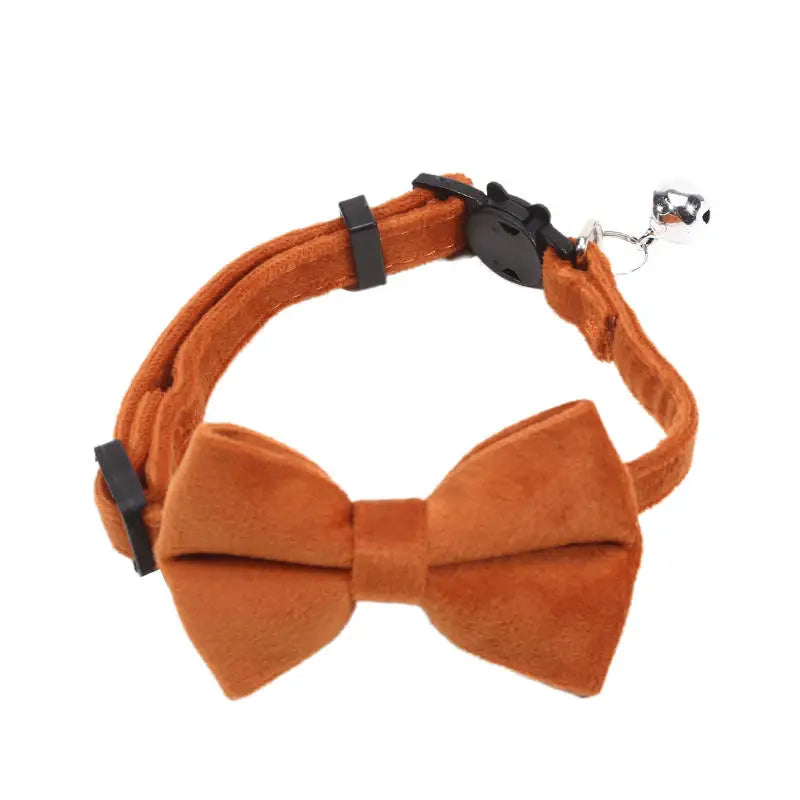 Pet Collars New Pet Bow Bell Collars Cute Cat Collars Pet Supplies Multicolor Adjustable Pets Dressing Tool Pets Accessories
