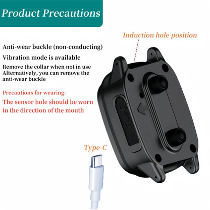 Automatic Cat Training Collar Suitable for Cats &Kittens, Cat Meowing Collar,Anti Meow Collar-Waterproof and Rechargeable