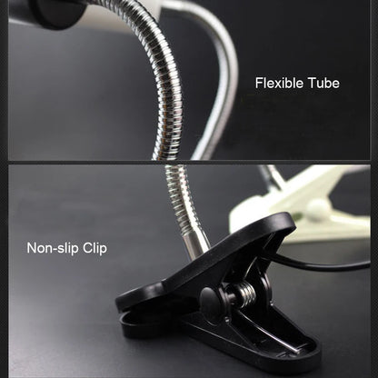 Reptile Heat Lamp UVA UVB Light Rotatable Basking Spot Light Simulated Sunlight For Turtle Lizard Clip-on Lamp Holder 25-75W