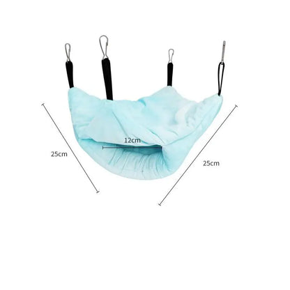 Pet Bird Parrot Hangable Cages Warm Hammock Hut Tent Warm Durable Wear-resistant Hanging Cave Sleeping Hatching Cage Decoration