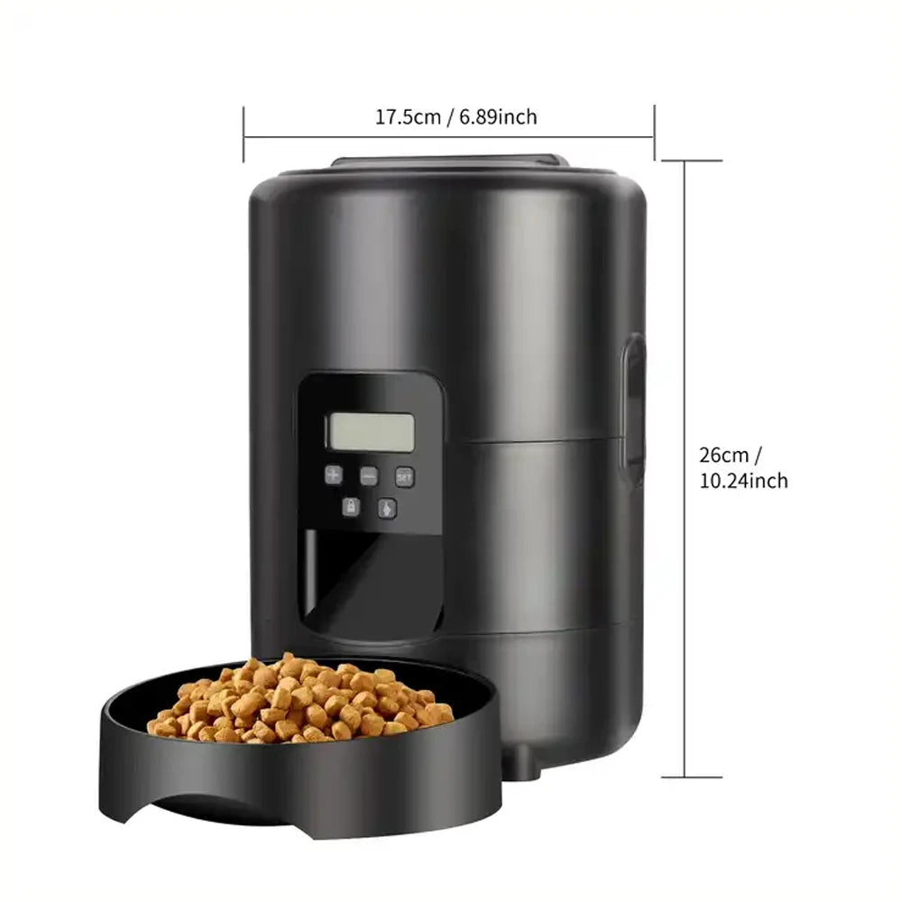 2L APP Control Automatic Pet Feeder Button Version Auto Cat Food Dispenser Smart Control Pet Feeder Dry Food Bowl for Cats Dogs