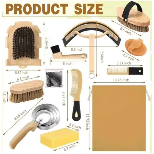 12-Piece Horse Grooming Tool Set Complete Equestrian Care Kit