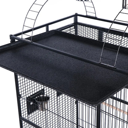 NO STOCK, PLEASE DONT BUY Wire Iron Metal Bird Cage with Wheel Aviary Canary Pigeon Breeding Aviaries Large Bird Cages