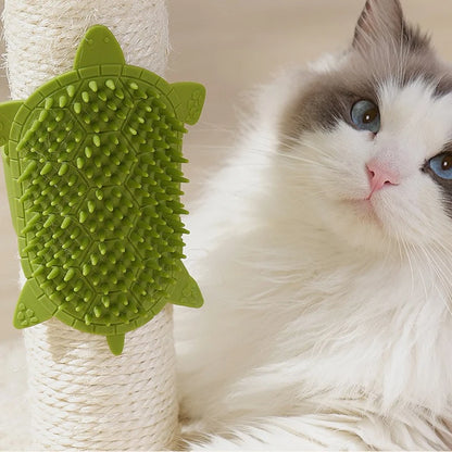 Cat Grooming Brush Self Cleaning Silicone Massage Comb for Kittens Cat Toy Accessories Wall Corner Scratcher Pet Cat Brush Comb