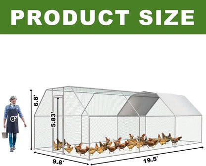 Outdoor Large-scale Chicken Duck Breeding Shed Nests Weatherproof Farm Poultry Cages Simple Breathable Pet Supplies Accessories
