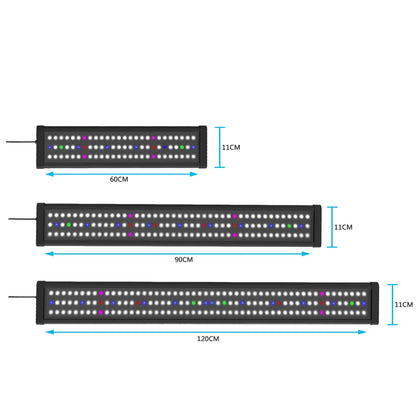 24WLED Aquarium Light,Waterproof Fish Tank Light For Water Plant Fish Coral Reef Light ,Full Spectrum,Extendabl Bracket,RGB LEDs