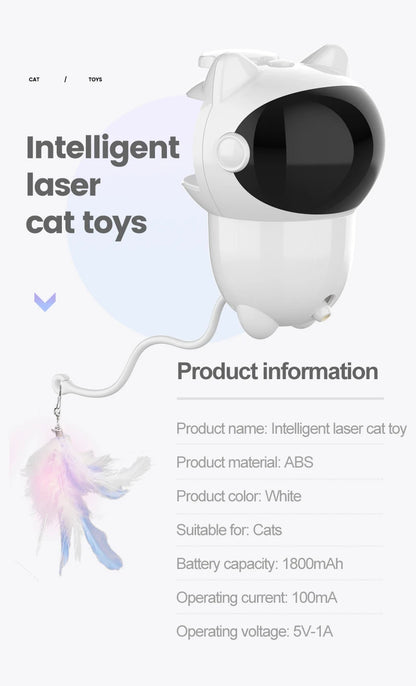 Infrared laser automatic cat teasing device, intelligent electric cat toy, self entertaining and relaxing pet toy
