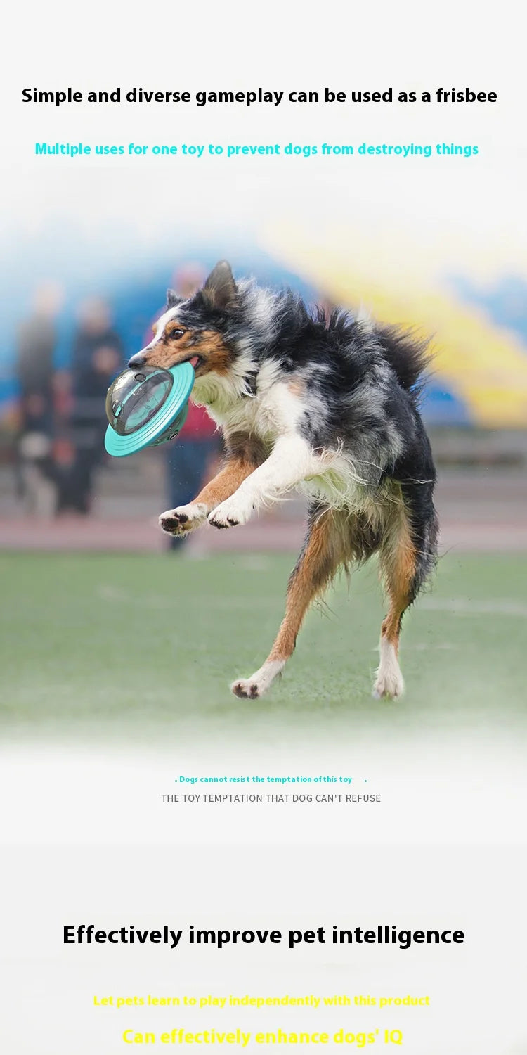 Durable Dog Food Feeder Interactive Toys Chew Proof Pet Dog Cat Toys Wobble Ball Food Feeder for Powerful Chewers Training