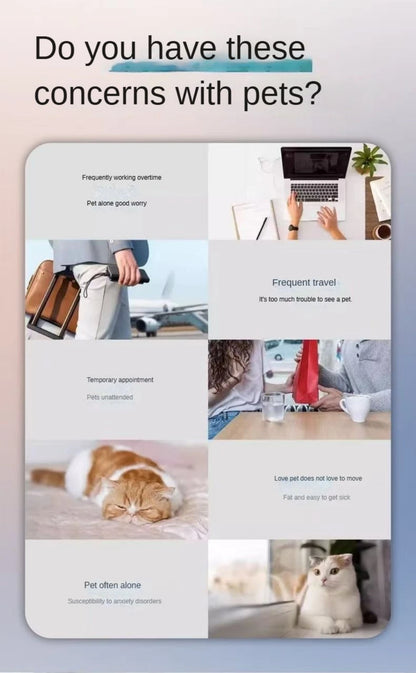 Wifi Whole-house Mobile Snack Dispensing Toy With HD Camera Cat Dog Smart Interactive Toy Pet Companion Robot