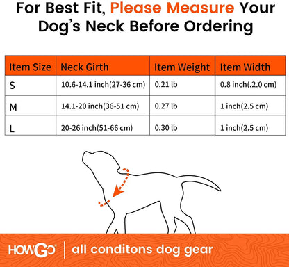 Adjustable Dog Martingale Collar Training Collar Chain No Pull Pet Chocker Waterproof Walking Outdoor for Small Medium Large Dog