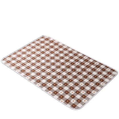 Pet Diaper Pads 80*120cm Urine Mat Cute Waterproof Urine Pads Cloth Large Breathable Bed Protector Diaper Toddlers