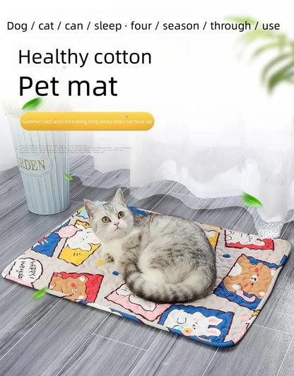 Washable Pet Pee Pad Pet Diaper Mat Reusable Mats for Dogs Dog Bed Urine Washable Dog Training Pad Four Seasons Pet Mat Urine