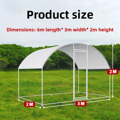 Outdoor Large-scale Chicken Duck Breeding Shed Nests Weatherproof Farm Poultry Cages Simple Breathable Pet Supplies Accessories