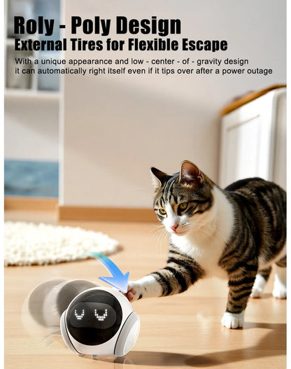 Famue Home Security Robot for Elderly & Kids – Auto Charging Smart Camera with IR Night Vision, Two-Way Audio and Full House