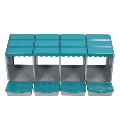 Chicken Nesting Box PP Comfortable Spacious Easy To Clean Chicken Egg Laying Box for Hens Ducks Poultry Supplies