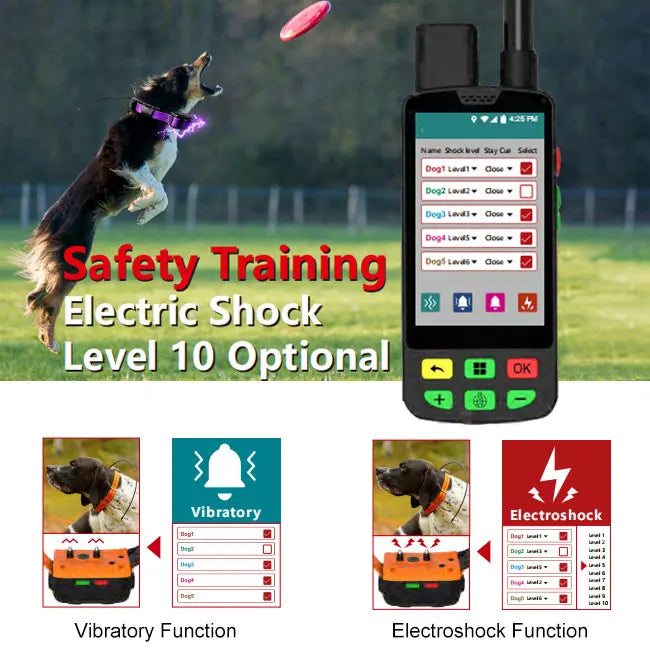 Eseek Enterprise GPS Dog Collar Fence System: 7-Zone Concurrent Management + Violation Analytics - Distributor Training Included