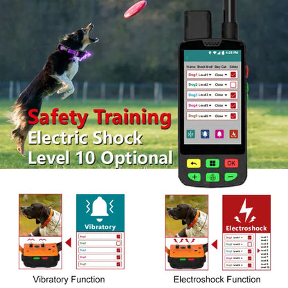 Eseek Enterprise GPS Dog Collar Fence System: 7-Zone Concurrent Management + Violation Analytics - Distributor Training Included