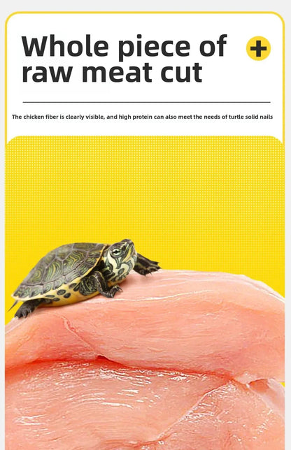 Premium Turtle Food-Dried Shrimp, Mealworms, Freeze-Dried Fish & Insects for Aquatic Turtles, Baby Turtles, and Snapping Turtles