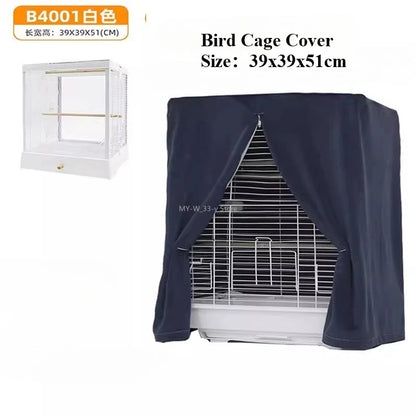 Bird Cage Cover Sunshade Breathable and Splashproof Large Bird Cage Cover Parrot Cage Shading Protective Products Bird Supplies