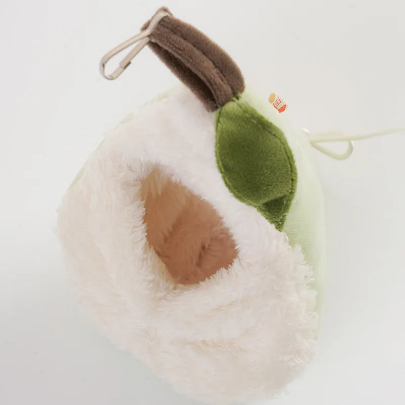 Pet Nest Small Animals Accessories Hamster Cage Winter Warm Bed Hamster Plush Hammock Parrot Cage Pendant Decoration Comfortable