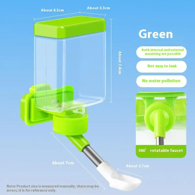 Bird Automatic Water Dispenser Cage Hanging Water Dispenser Easy To Clean Install Pets Water Dispensers Bird Cage Accessories