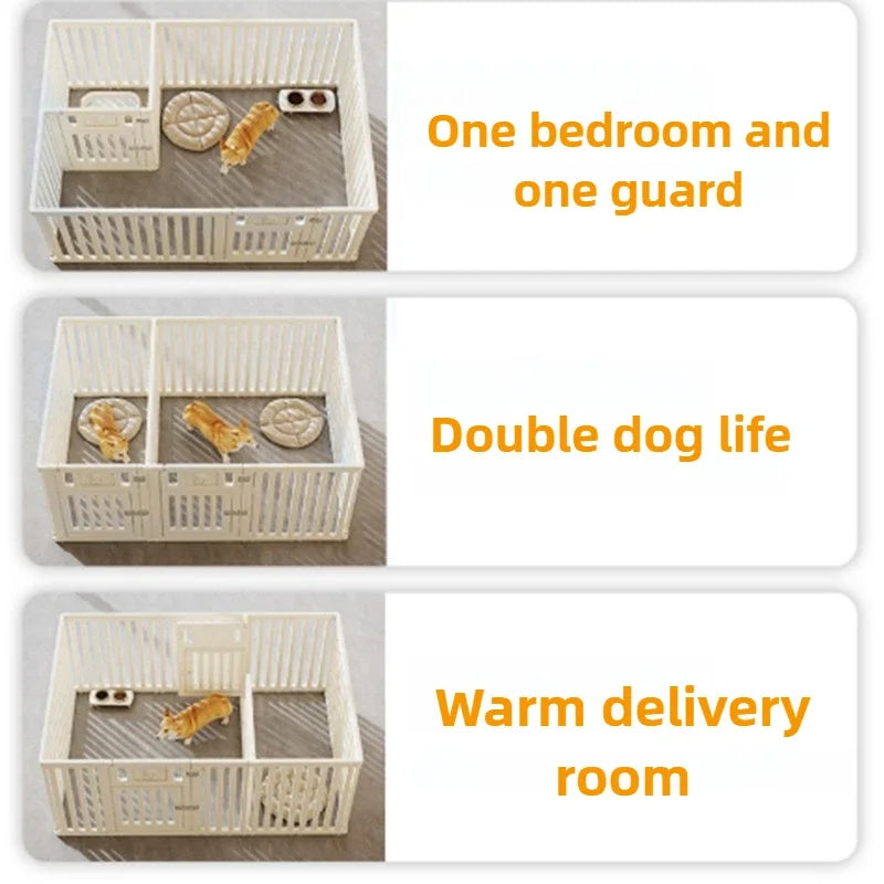 Pet Fence Interior Household Dog Fence Safety Protection Fence Anti Escape Free Splicing Dog Cage Portable Pet Partition Product