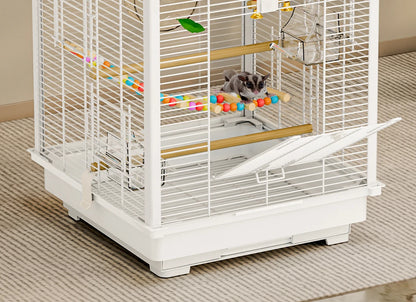 Large Sugar Glider Cage -Vertical Wire Rat & Flying Squirrel Habitat Anti-Splash Escape-Proof Design Easy Clean Luxury Enclosure