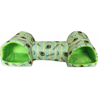 Hamster House Guinea Pig Bed Cave House Hideout for Dwarf Rabbit Bunny Ferret Hamster Chinchilla Hedgehog Washable Cage Nest
