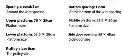 Window Openable Mesh Cat Cages Creative Pet Villa Duplex Luxury Cat Dog House Durable Metal Pet Room Modern Minimalist Doghouse