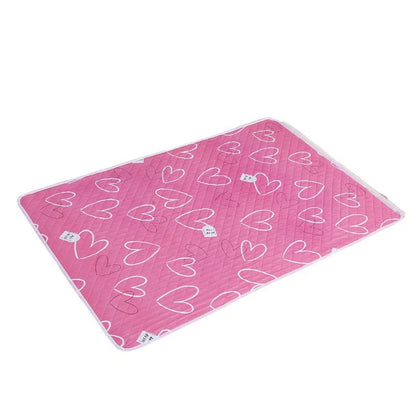 Pet Diaper Pads 80*120cm Urine Mat Cute Waterproof Urine Pads Cloth Large Breathable Bed Protector Diaper Toddlers