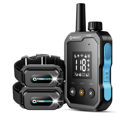 ABBIDOT T70 Dog Training Collar 2 in 1 Strap With E-clicker Electric Shock 4100ft 1250m Waterproof 118 Levels 2025 New Version