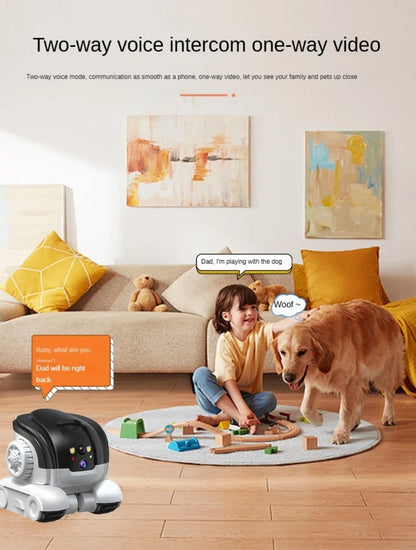 Pet Camera Dual Lens Wifi Camera Robot Pet Tracking Color Night Vision Laser Indication Teasing Remote Monitor Home Camera