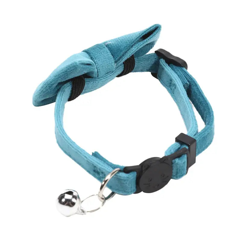 Pet Collars New Pet Bow Bell Collars Cute Cat Collars Pet Supplies Multicolor Adjustable Pets Dressing Tool Pets Accessories
