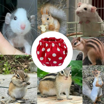 Ferret Diapers Highly Absorbent Leak-proof Bunny Diapers for Rabbits for Gerbils Mice Degus Ferrets Hamster Chinchillas