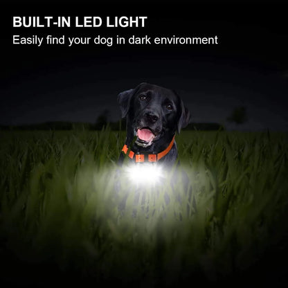 800m Digital Dog Training Collar Waterproof Rechargeable Remote Control Pet with LCD Display for All Size Shock Vibration Sound