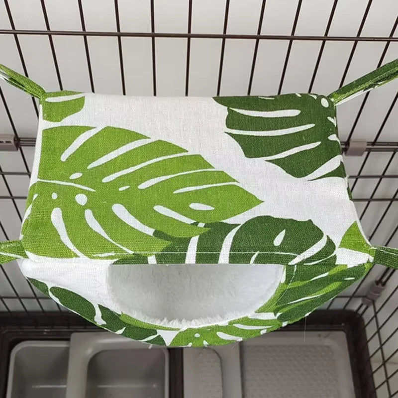 Ferret Hammock for Cage ，Guinea Pig Hideout Mouse Hammock Ferret Bed,Hamster Bed, Hanging Hammock,Warm Bed for Ferret,Chinchilla