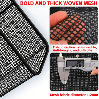 Sougayilang Foldable Fishing Cage Net Fish Carp Bait Cage Shrimp Basket Fish Crayfish Lobsters Catcher Tank Trap Mesh Network