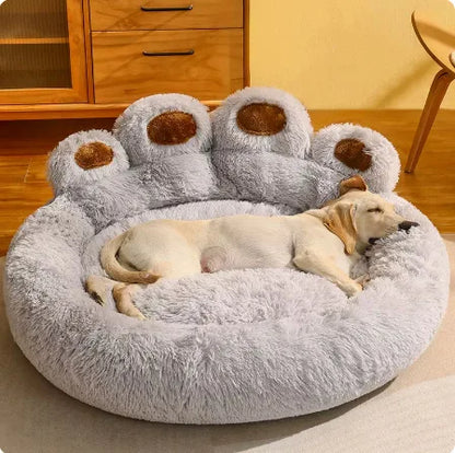 1Pcs Kennel Winter Warm Medium and Large Dog Corgi Golden Retriever Dog Bed Velvet Sofa Sleeping Mat Four Seasons Pet Products