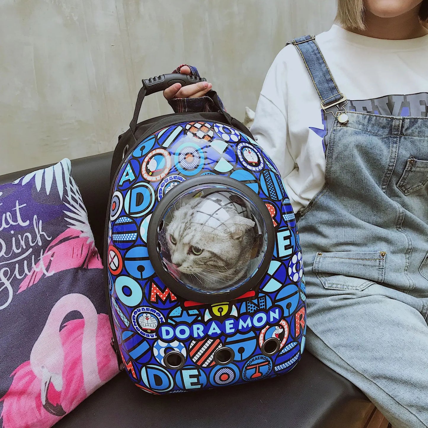 Shoulder Capsule Pet Bag, Go Out Portable Backpack, Cat Bag, Cat Supplies, Travel Bag, Carrier Space, Wholesale, New