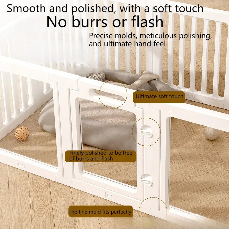 DIY Free Combination Dog Fence Transparent Indoor Acrylic Dog Playpen Splicing Isolation Pet Fences Household Small Enclosure