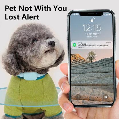 New Pet GPS Tracker Collar for Cats Dogs iOS Compatible Find My Device Anti Lost Waterproof Real Time Tracking Smart Locator