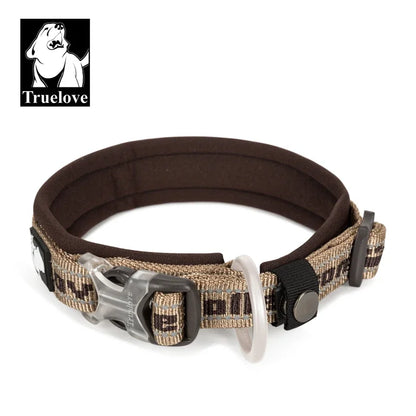 Truelove Pet Dog Collar Nylon  and Reflective Materials Widened and Comfortable Version Suitable for Dogs of All Sizes TLC50121