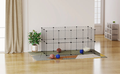 Pet Playpen Iron Fence Puppy Kennel House Exercise Training Rabbits Guinea Pig Cage Kitten Space Dogs Supplies Playing Sleeping