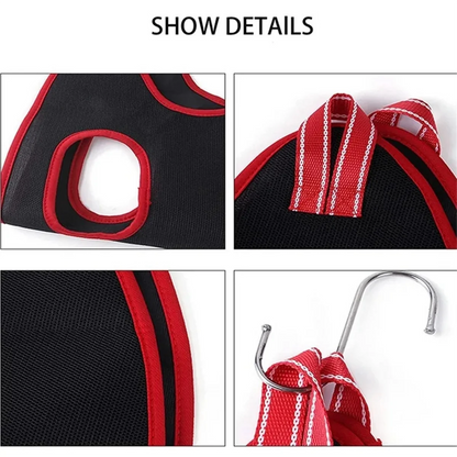 ABKJ-Dog Cat Grooming Nail Cutting Hammock Anti Scratch Fixed Bag Bath Trimming Restraint Bag Pet Hanging Supplies