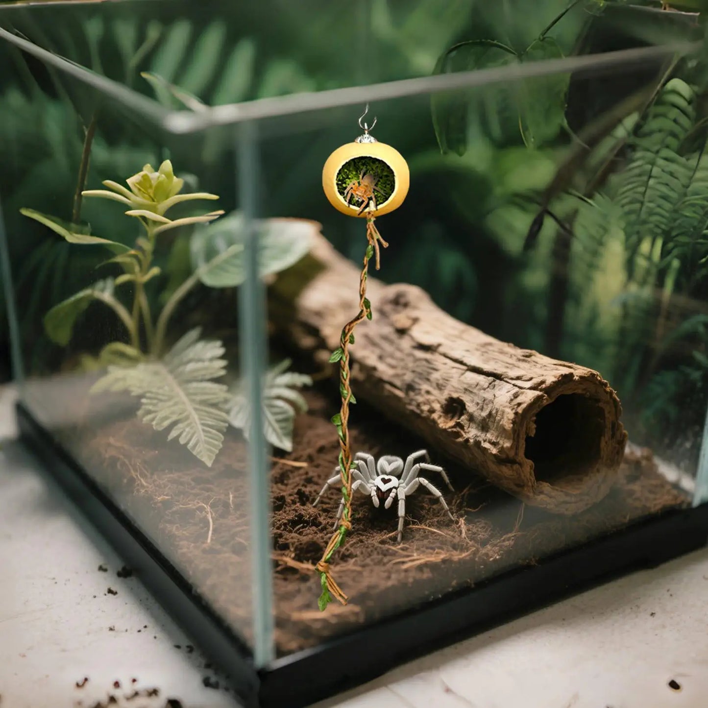 Jumping Spider Terrarium Hideouts With Extended Climbing Strip Magnetic Jumping Spider Habitat Hideaway House Accessories