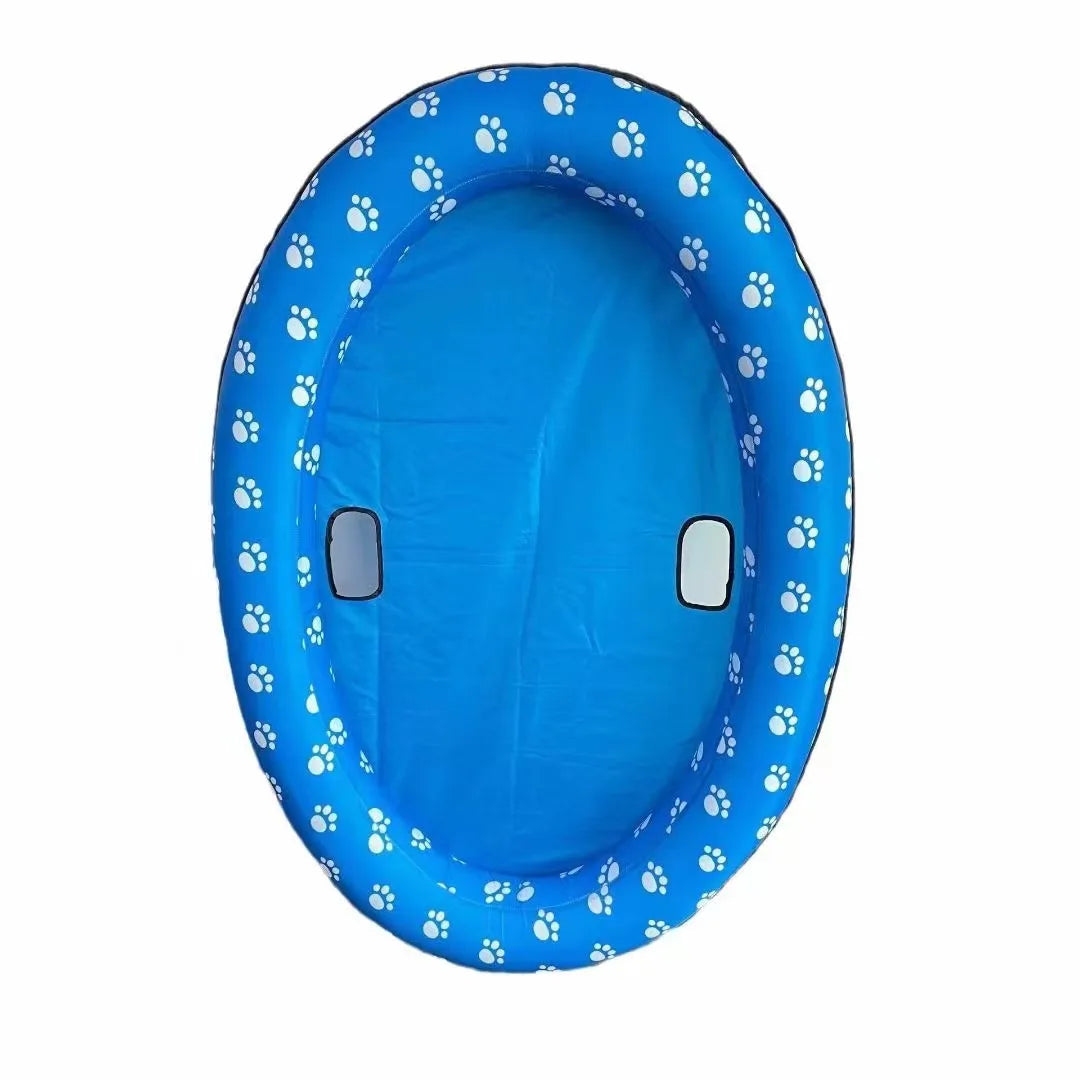 Inflatable Floating Pet Floating Ultra-Comfort Cooling Pool Inflatable Floating Bed for Pet